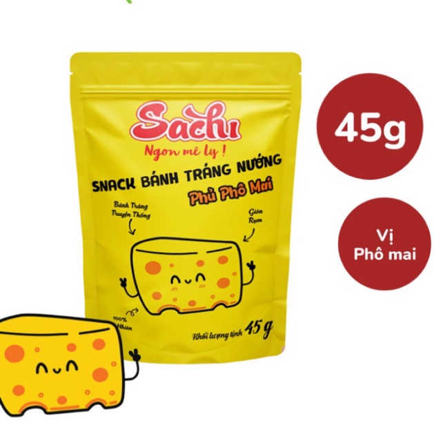 Sachi Grilled Rice Paper Snack Covered with Cheese/ ChickenMeat Floss