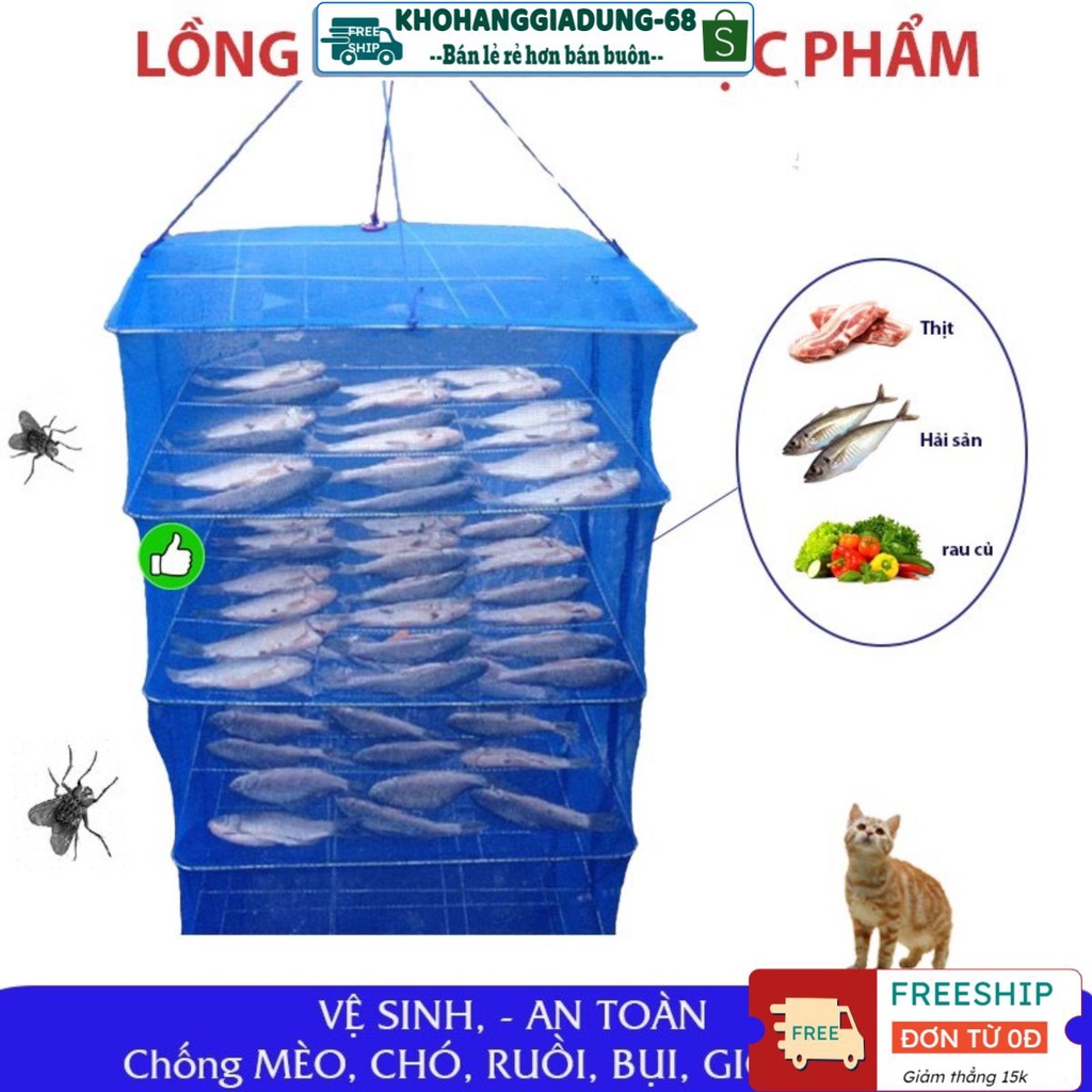 Dried Fish Drying Cage Anti-Flies, Mosquitoes, and Insects Made of PE ...