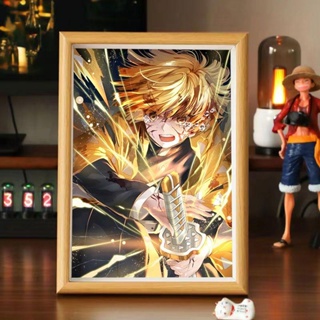 Anime Led Lamp Demon Slayer Kimetsu No Yaiba Zenitsu Agatsuma Anime Lights  for Bedroom Decor Birthday Gift Manga Gadget Zenitsu - AliExpress