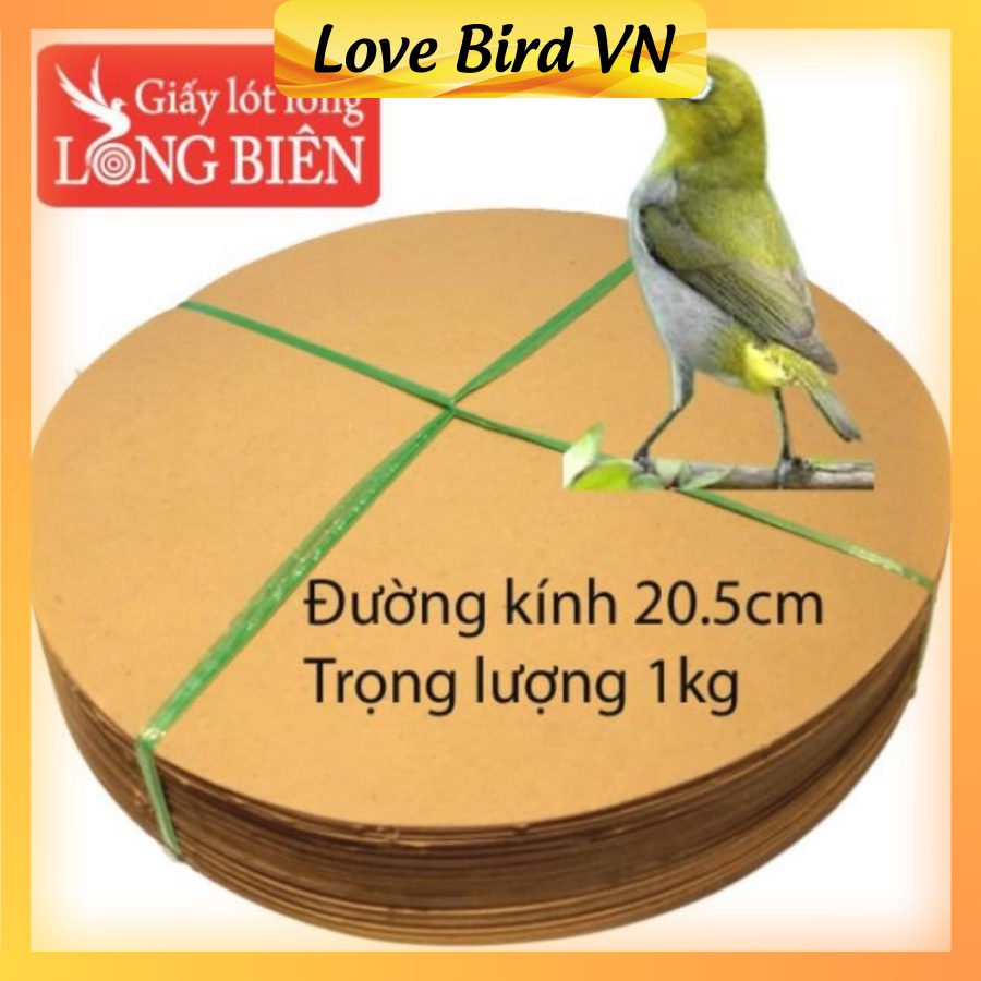 Birdcage Lining Paper Piercing Diameter 20.5 cm, Weight 1kg. (Ricky
