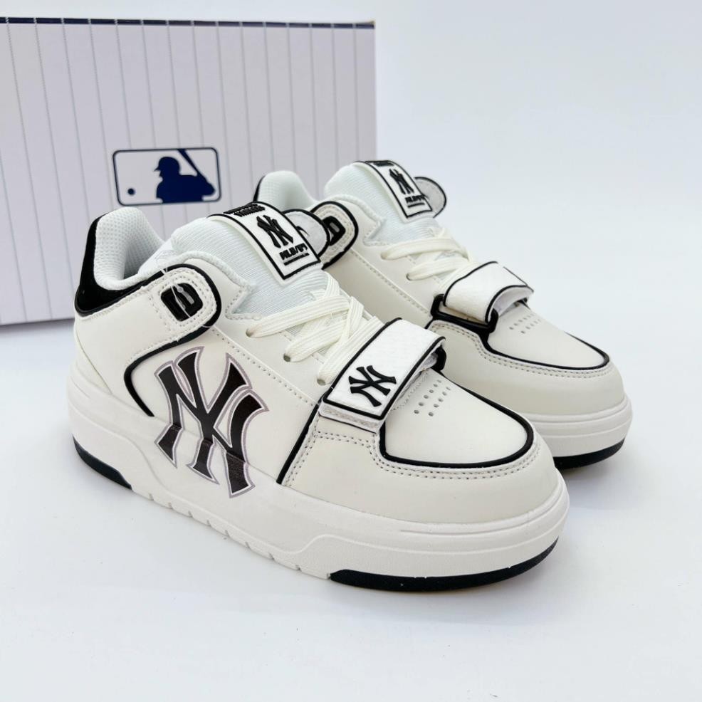 Mlb Chunky Liner Mid Neck Shoes For Men And Women With NY Velcro Straps ...