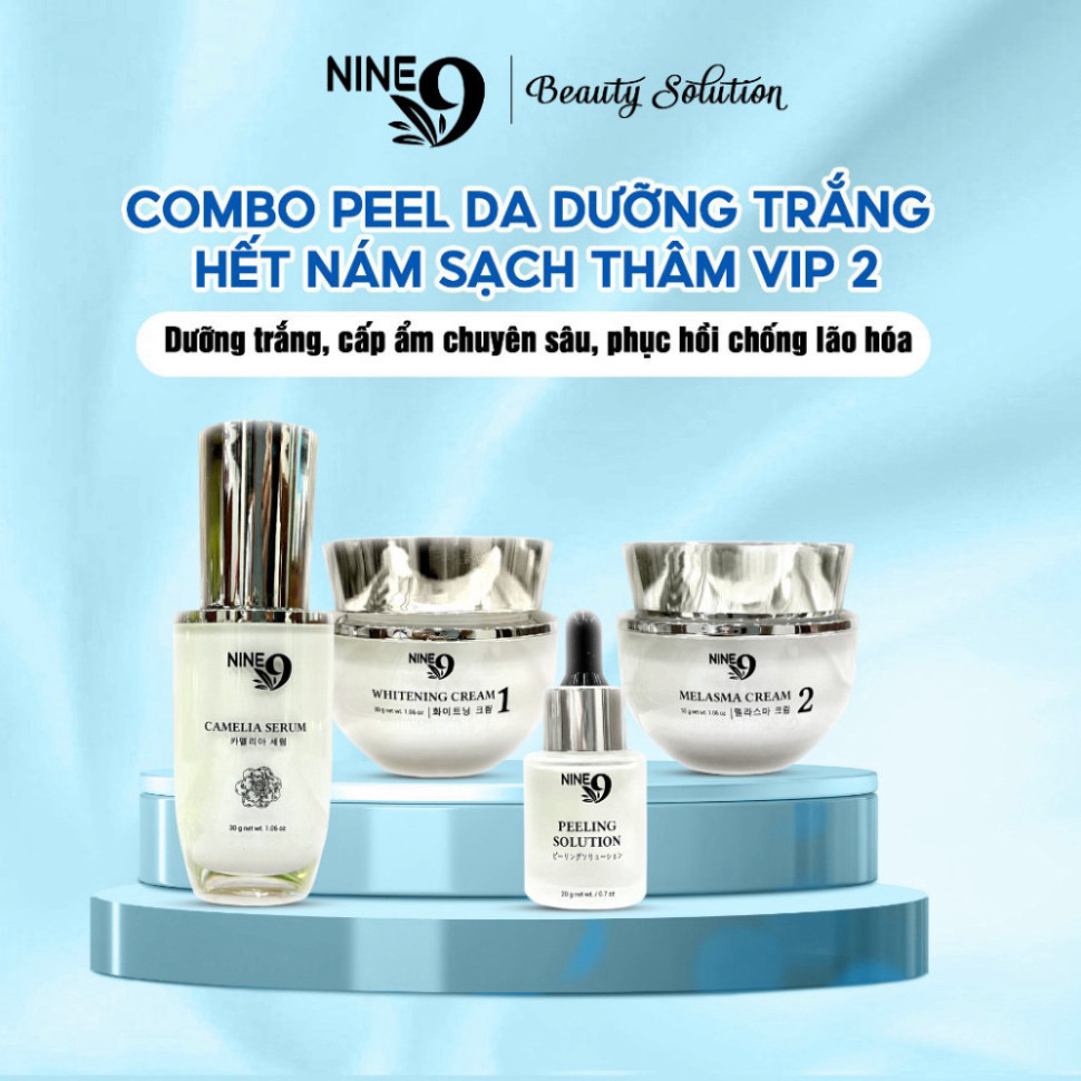 Nine 9 Vip skin whitening Slingshotm clean skin peel set 2 sets of 4 ...