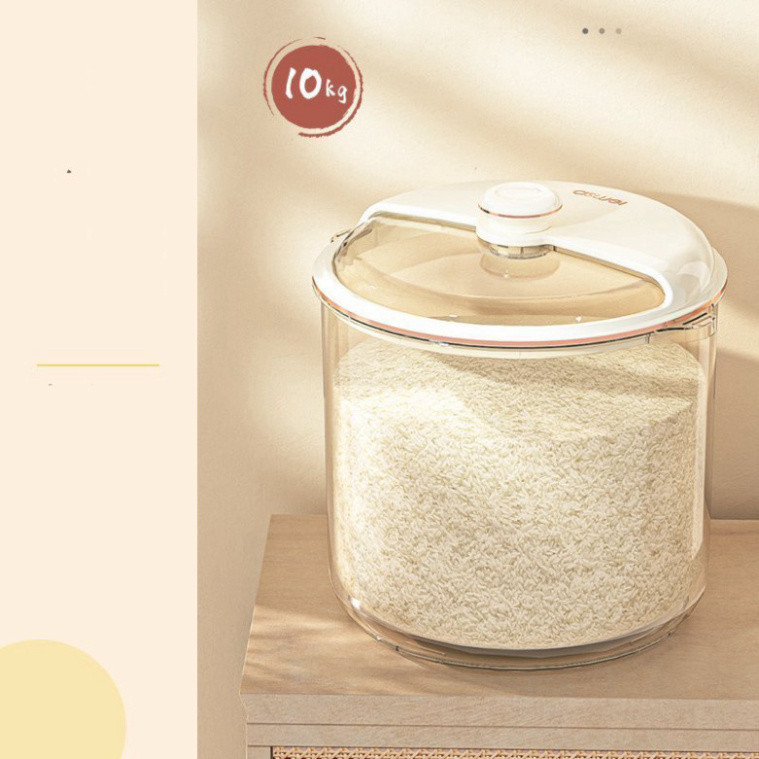Rice Containers, Grain Barrels, Transparent Dry Foods With Extremely ...