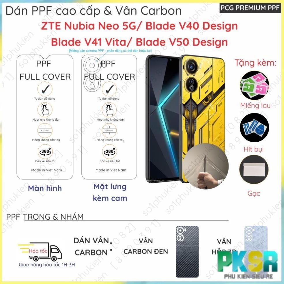 PPF Sticker&Carbon Texture ZTE Nubia Neo 5G/ Nubia Neo 2/ Libero 5G IV ...