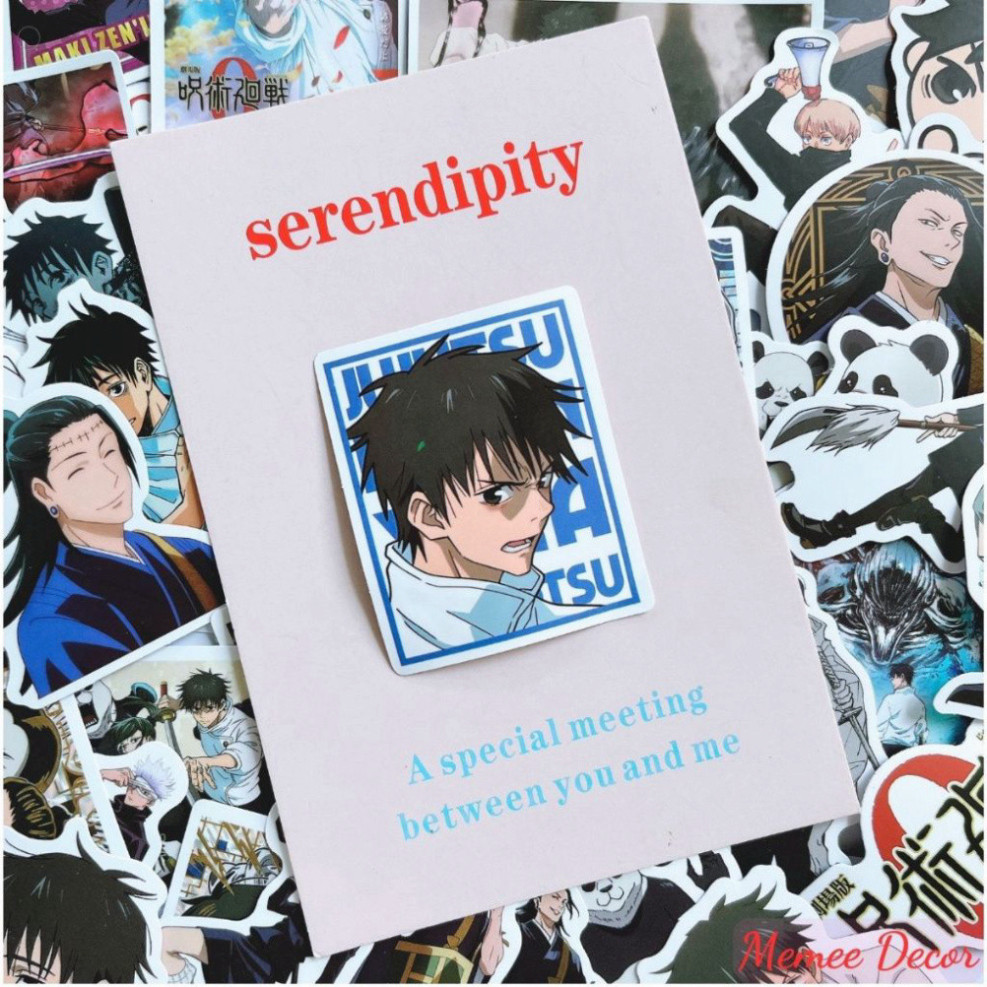 Set of 50 jujutsu kaisen war spell stickers waterproof anime stickers ...