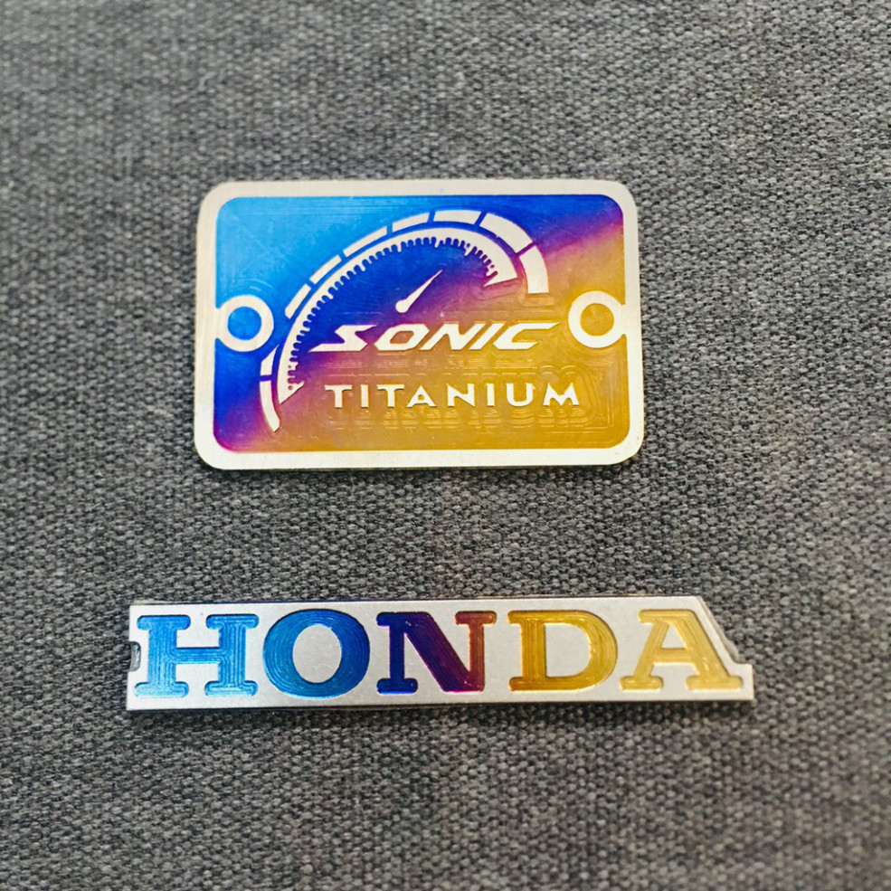 [COMBO 2 SONIC]TITAN OIL TANK STICKER AND HONDA TITAN LETTERS SONIC CAR ...