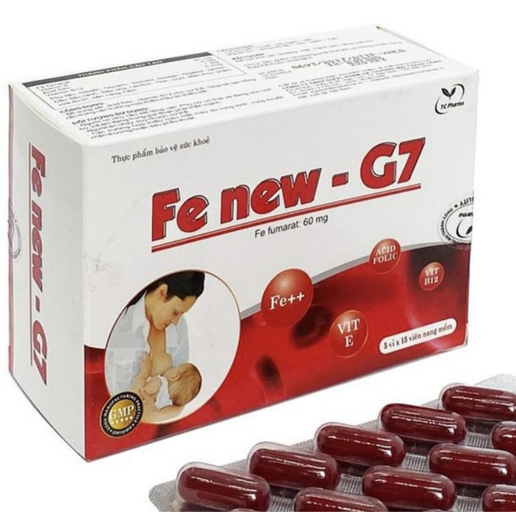 FE NEW G7 helps regenerate red blood cells in cases of iron deficiency ...