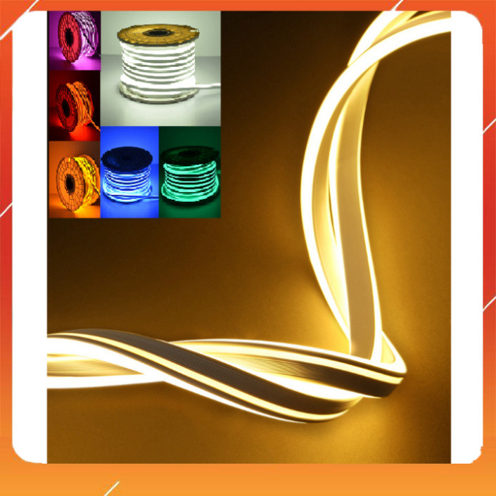 Combo of 1, 2, 3, 4, 5 meters of double-sided Neon light string using ...