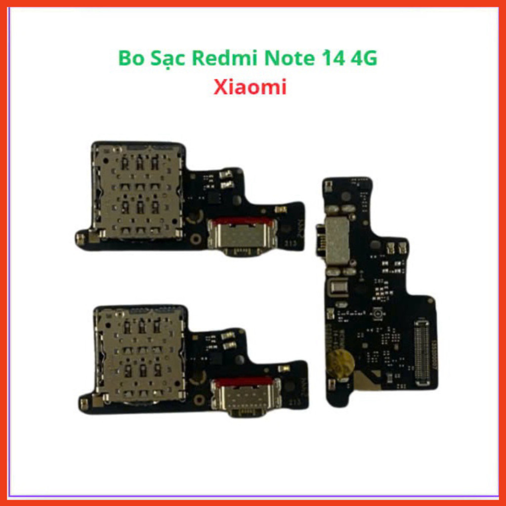 Charging board + sim socket for redmi note 14 4g, new, TTV178 | Shopee ...