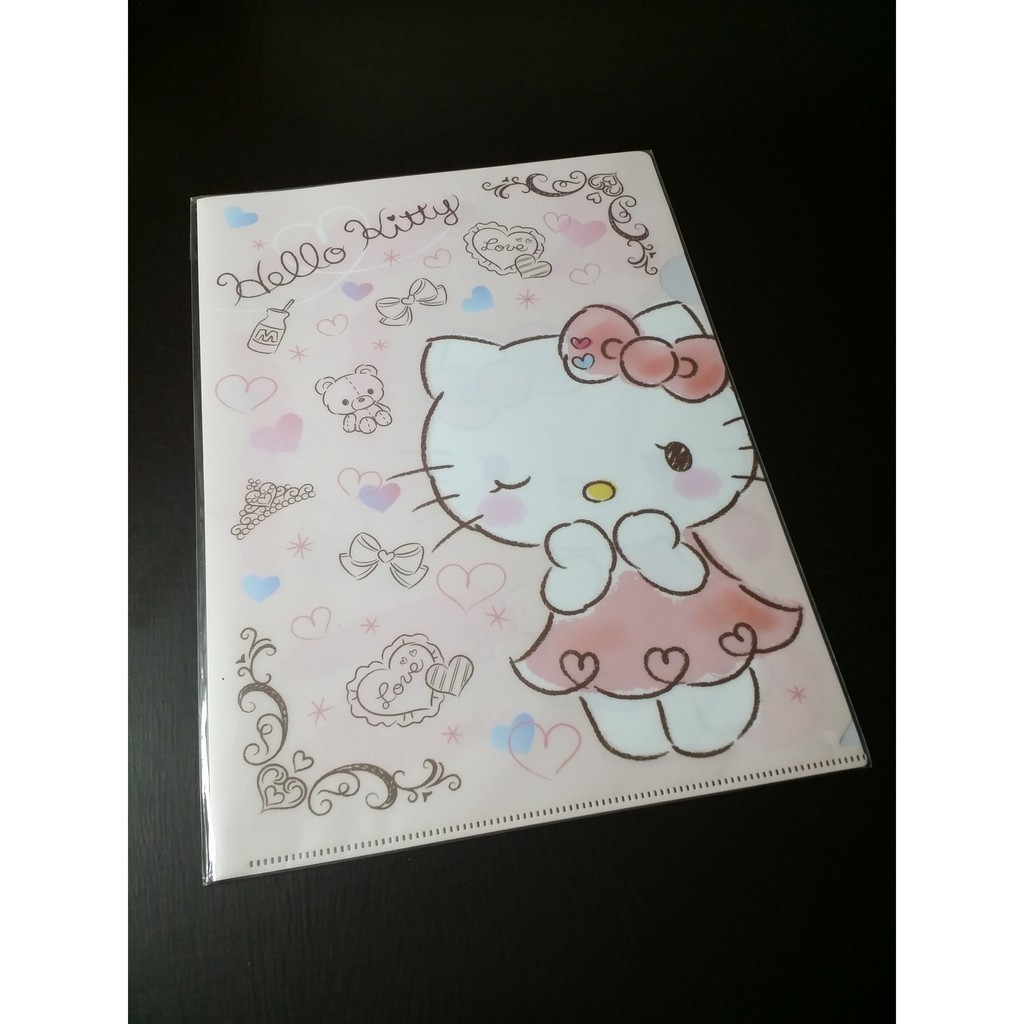 Hello Kitty A4 size 1-compartment document clip | Shopee Singapore