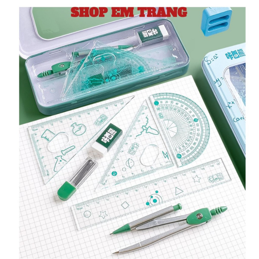 Combo Stationery, 7-piece School Supplies Set for Children to Learn ...