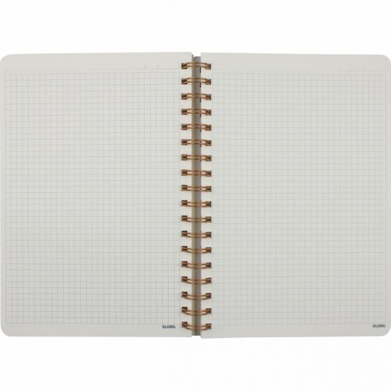 XO [New] KLONG B5 double spring checkered notebook - 200 pages 120/76 ...