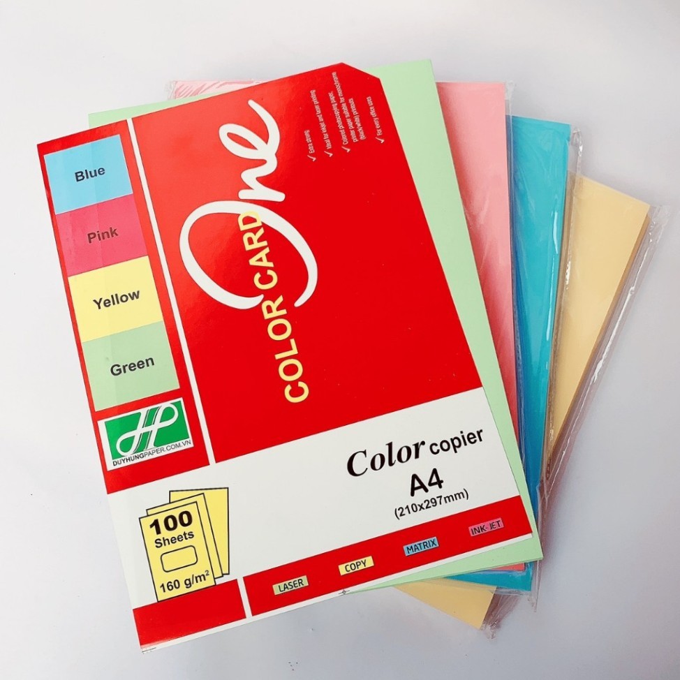 A4 color cover paper DL160gsm One set of 100 sheets | Shopee Singapore
