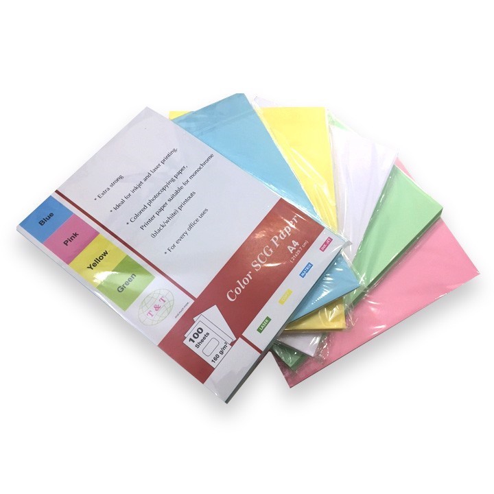 Foreign color cover T&T A4 160gsm (Choose color) | Shopee Singapore
