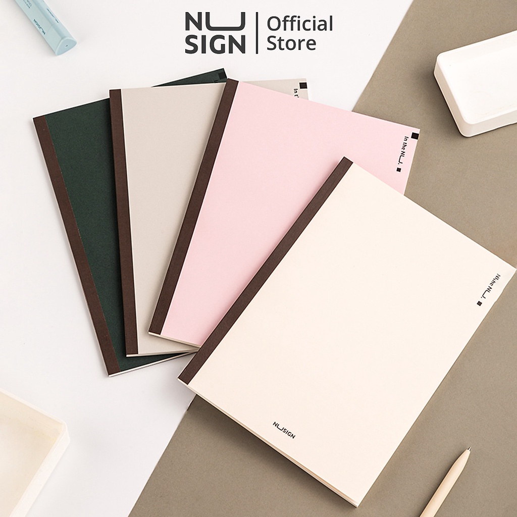 NUSIGN premium notebook with horizontal lines 80 A5/B5 pages, beautiful ...