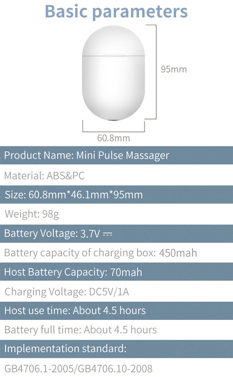 YOUPIN Leravan Electrical Magic Massage Stickers TENS mini Pulse ...