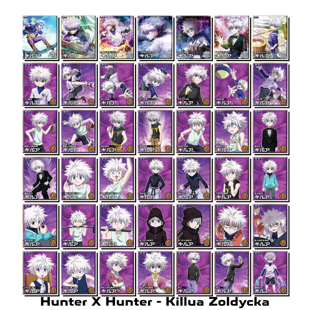 [7-Color Reflective Exclusive] Hunter × Hunter Cards - Part 7 - Killua ...