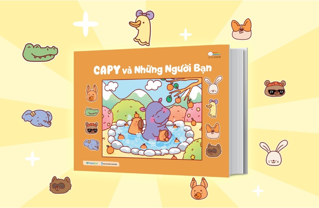 Book - Capy and Friends Coloring Book Combo + Capybara Canvas Tote Bag ...