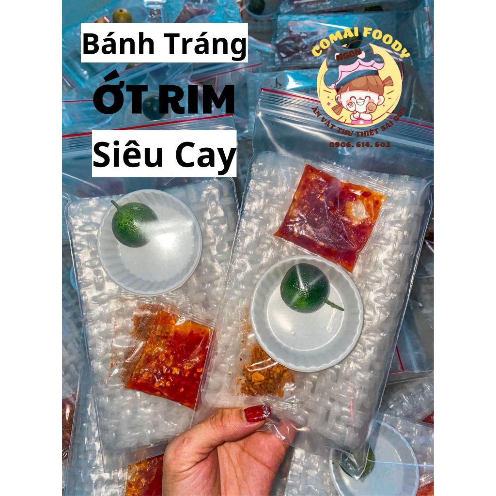 Set of 10 Bags of Super Spicy Chili Rim Rice Paper, Exclusive to Comai ...
