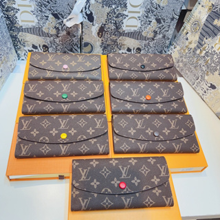 Shop Louis Vuitton MONOGRAM Emilie wallet (M60697, M61289) by