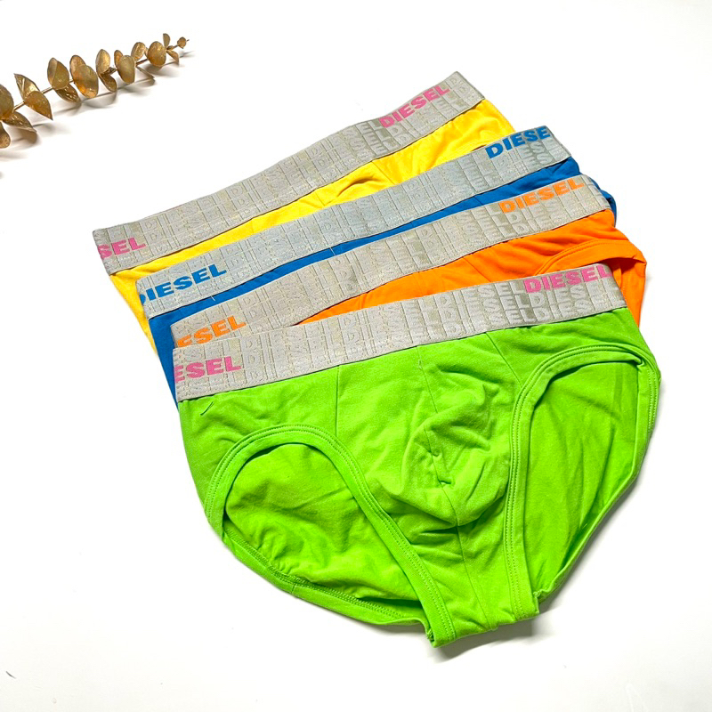 Diesel men's underwear with Triangle cotton elastic size ML- | Shopee ...