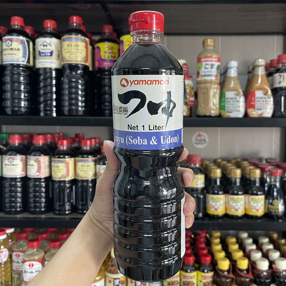 Tsuyu Sauce For Cooking udon Noodles, Japanese soba Noodles {Yamamori