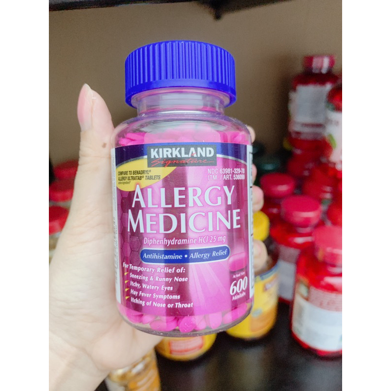 Kirkland Allergy Medicine 600 Tablets Against Allergies From The Us