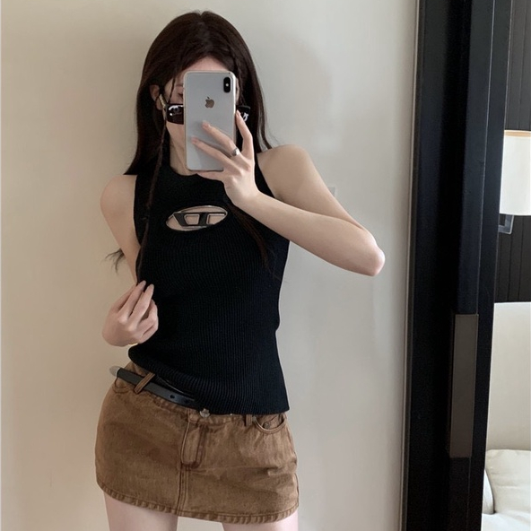 Lseoul A Metal Letter Chestless Body Shirt23032665 Sexy, Sexy | Shopee ...