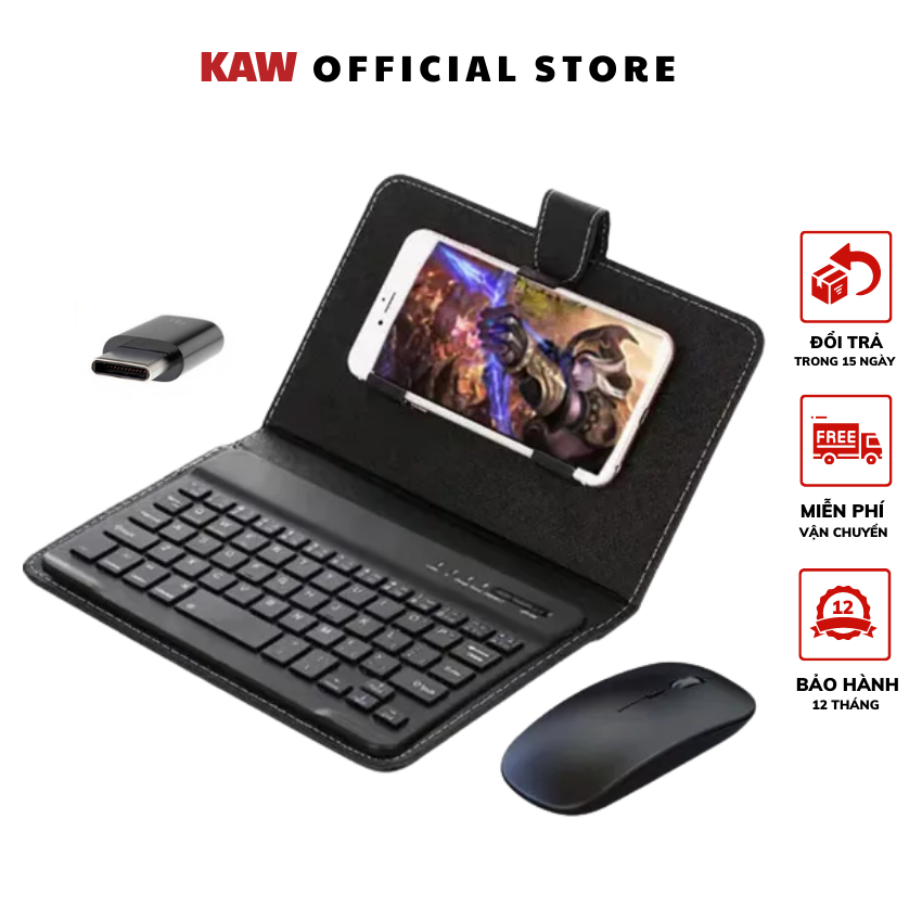 Phone Keyboard Holster With Compact, Modern KAW Mouse Shopee Singapore
