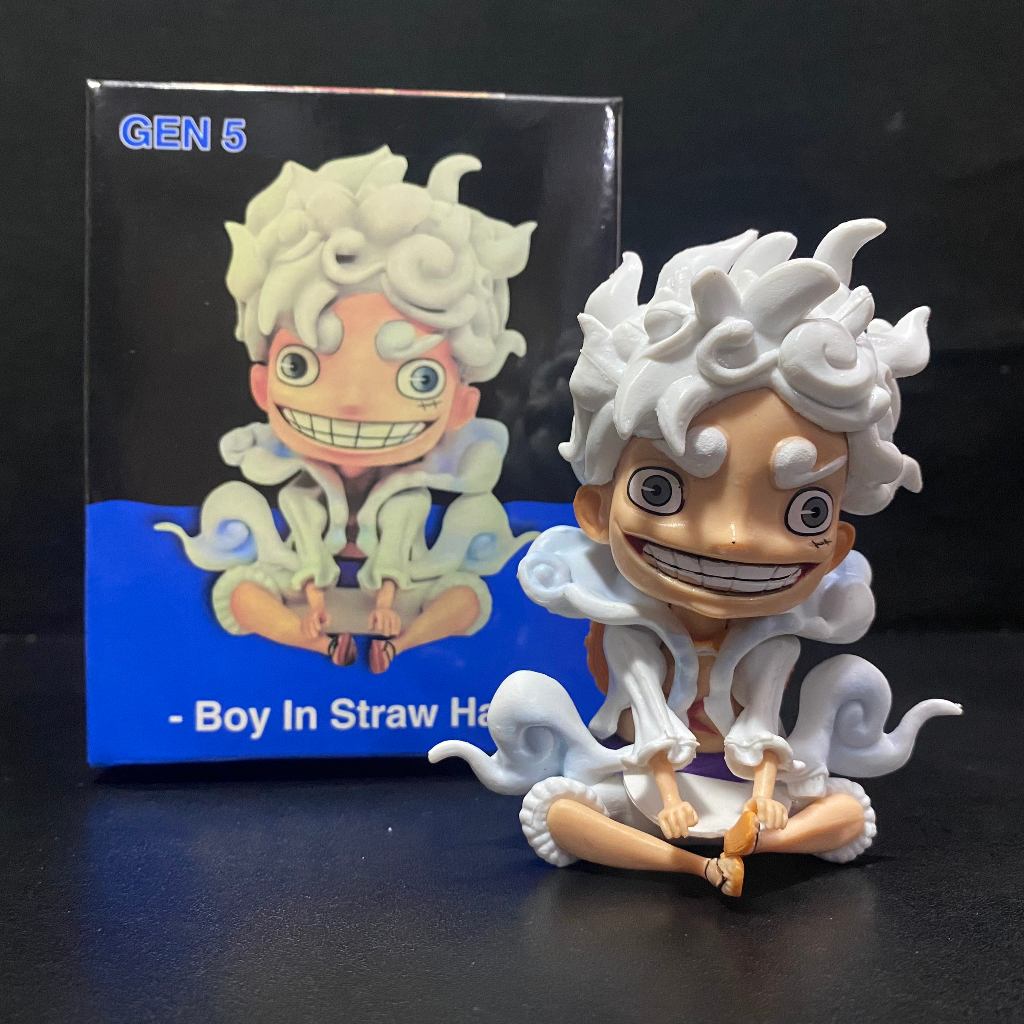 Luffy gear 5 chibi Character Model 15cm High | Shopee Singapore