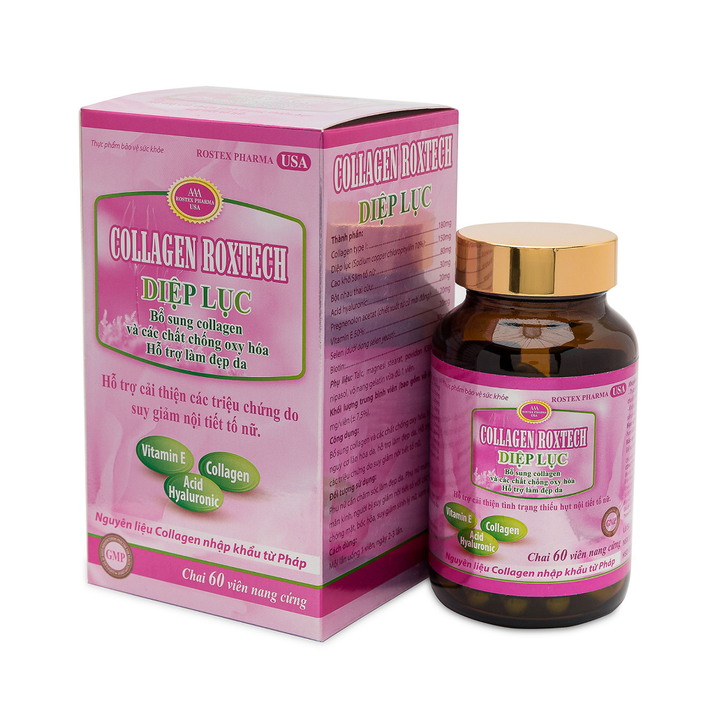 Collagen Roxtech Chlorophyll Improve Female Hormones Enhance