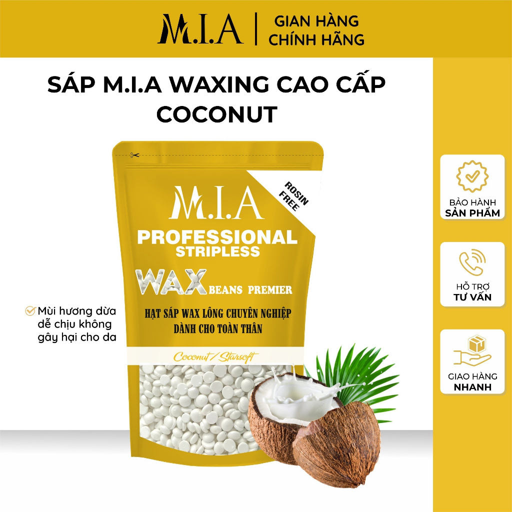 Coconut MIA WAXING Coconut Flavor Super Adhesion Wax, Super Hairy