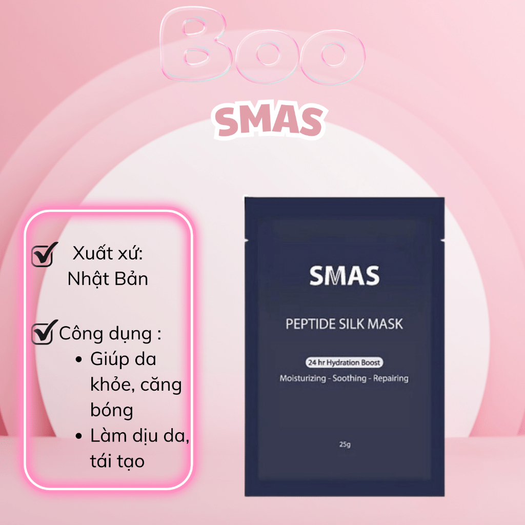 SMAS PEPTIDE SILK mask (1 mask) | Shopee Singapore