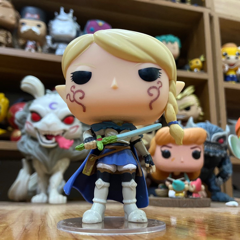 Funko Pop! Black Clover Charlotte Roselei GITD Chase - Limitierte Glow In The Dark Edition Mit Box & Protector