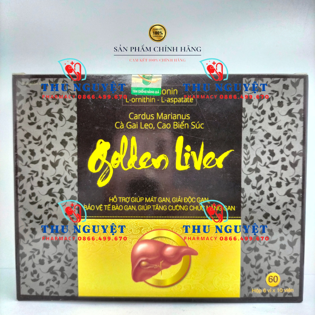 Golden liver Oral Tablets Support liver Detoxification, liver Cooling