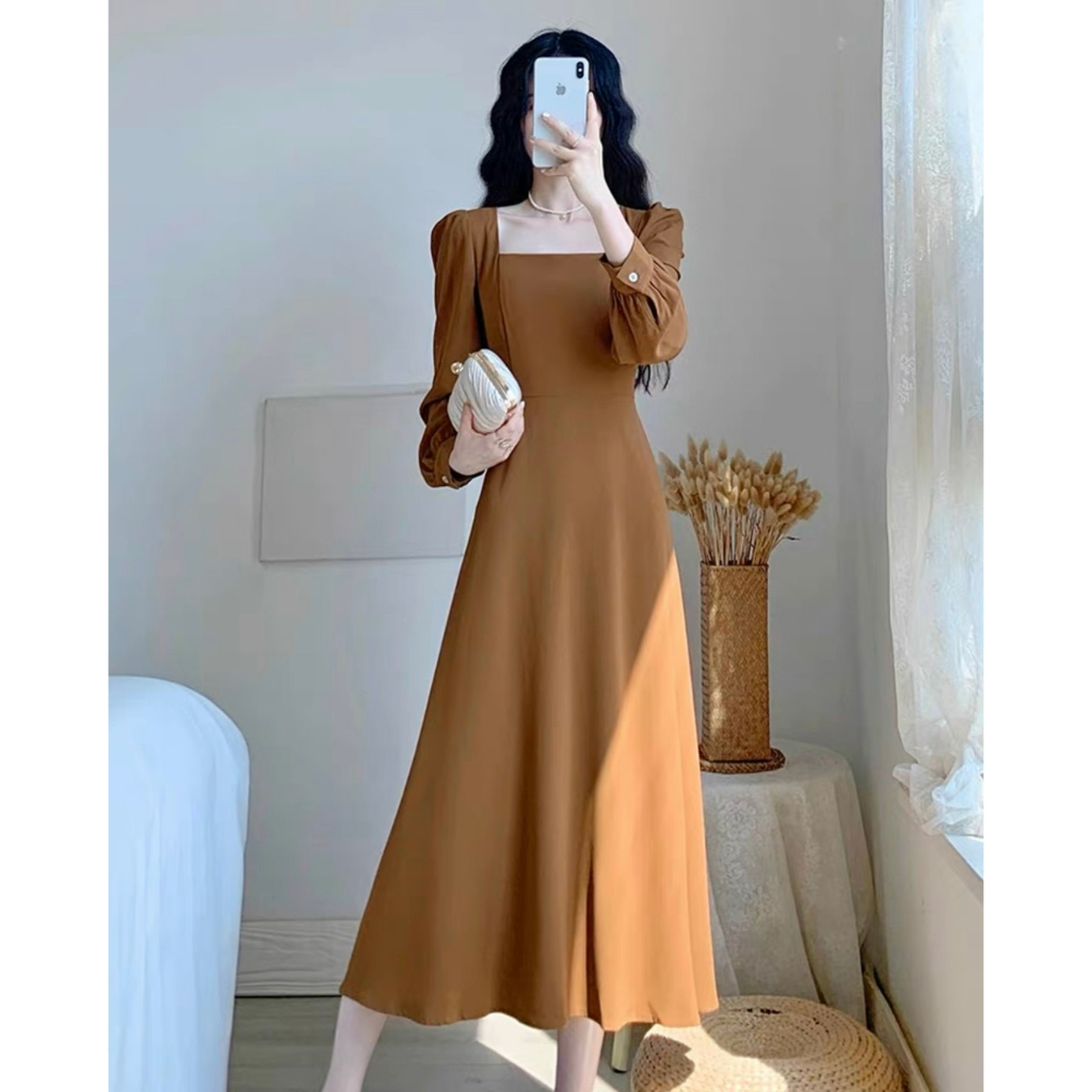 Long sleeve dress outlet shopee