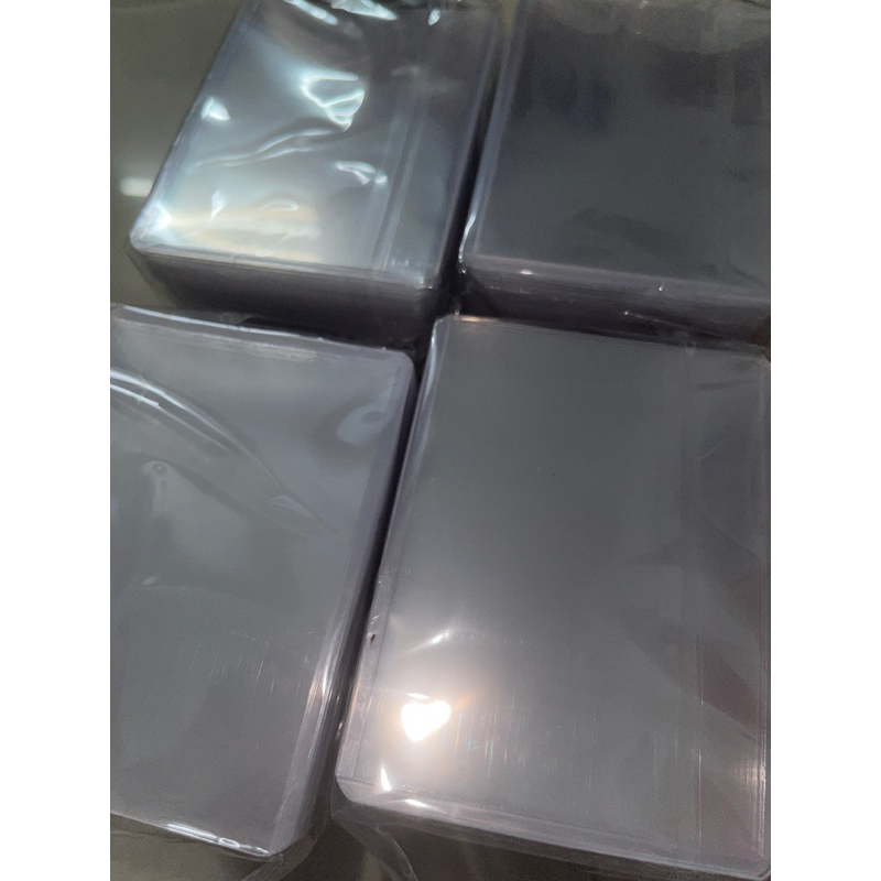 Combo 10 TOP LOADER White UNSEAL card Protector Plastic card