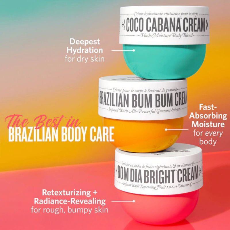 Sol DE JANEIRO Brazilian Bum Bum / Coco Cabana / Bomb Dia Bright Body ...