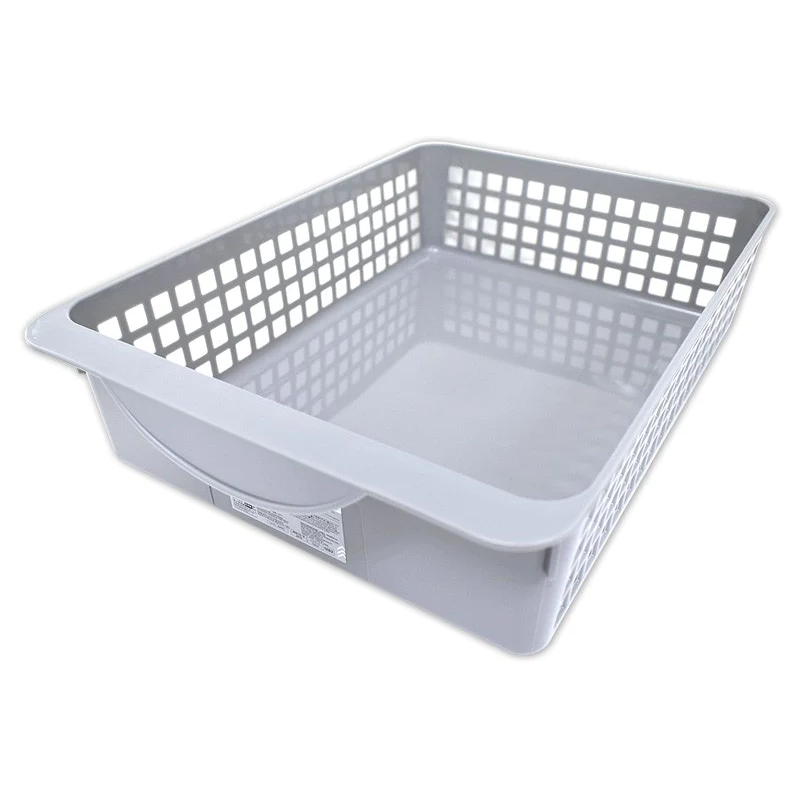 Daiso Gray A4 Recycled Plastic Basket A4 24.7x8.8x34.8cm | Shopee Singapore