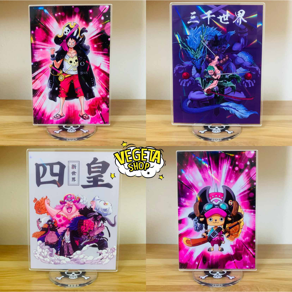 Double-sided Acrylic Mica Standee Statue Model - One Piece - Luffy Gear ...