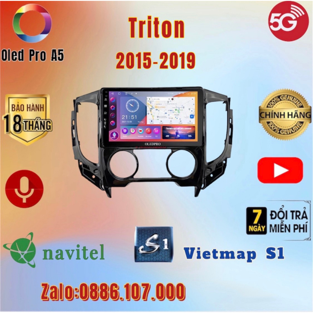 Android Oled Pro A5 New DVD Screen According To Triton 2015 2019