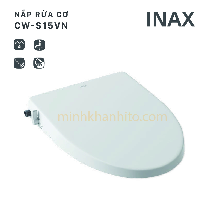 Inax CWS32 Smart Toilet Lid, Mechanical Toilet Lid Without Electricity To Replace Toilets, With