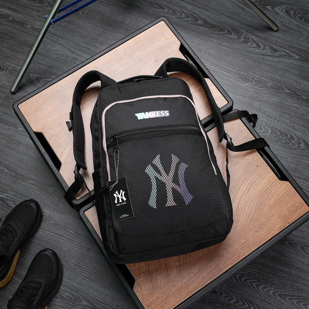 Ny MLB Women S Backpack Standard School Stamp Tag Standard Export Company Shopee Singapore