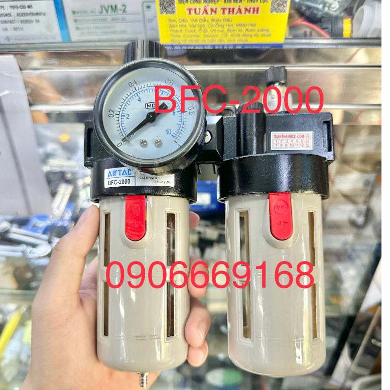 17 BFC 3000 AIRTAC BFC3000 Compressed Air Double Filter With Pressure 