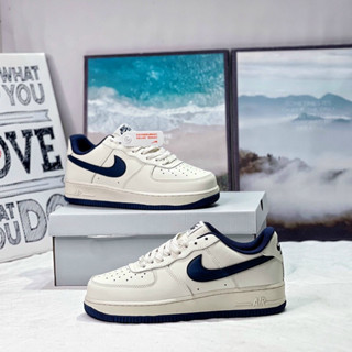 Air force 1 clearance white and navy blue