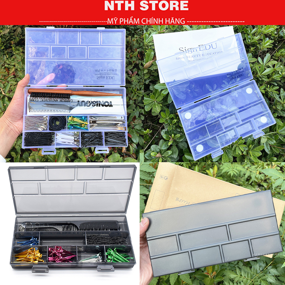 Plastic box for storing pins, high-quality plastic combs of many sizes ...