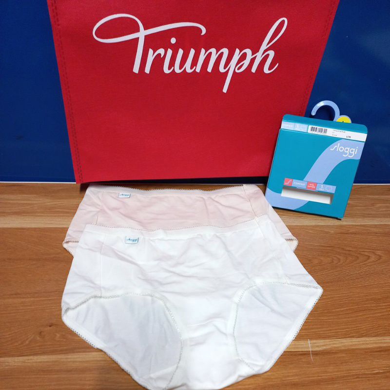 Triumph MINI09 Underwear In White, Cream, Pink size M, L