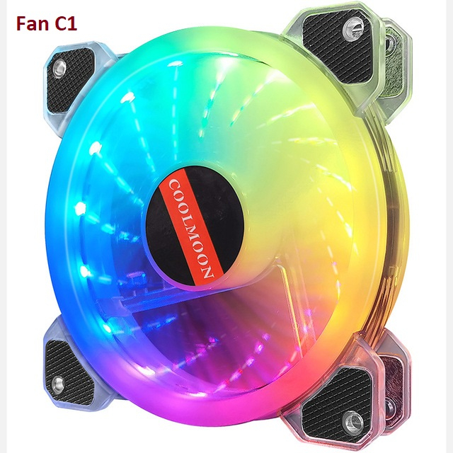 Fan Case Coolmoon RGB 6pin (Hub mounted) | Shopee Singapore