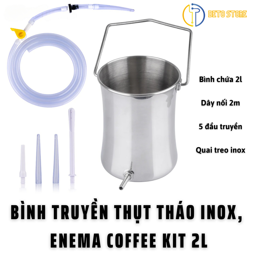 304 stainless steel coffee detox kit, stainless steel colon enema ...