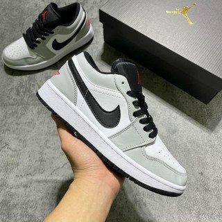jordan 1s low grey and white